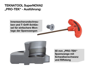 TEKNATOOL SuperNOVA2 "PRO-TEK" Spannfutter Top-SET DTNOVASET-SN2